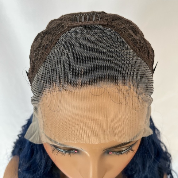 Gorgeous 24” Indigo Blue 13x2.5 Lace Front Wig for Daily Wear-Events-Cosplay - Picture 4 of 13